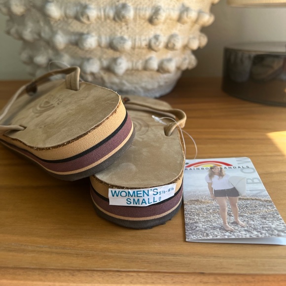 Rainbow Leather Sandals in size Small (sizes 5.5-6.5 woman’s) - Picture 3 of 5